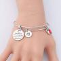 KUIYAI You are Braver Than You Believe Awareness Bracelet with Birthstone Inspirational Jewelry Gifts for Women Girls