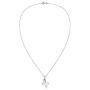 AeraVida Galloping Shiny Horse Double Sided .925 Sterling Silver Necklace