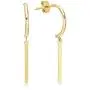 GELIN Bar Dangle Drop Stud Earrings in 14k Yellow Gold - Bar Jewelry for Women GELIN Bar Dangle Drop Stud Earrings in 14k Yellow Gold - Bar Jewelry for Women