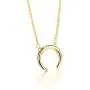 Crescent Moon Necklace Double Horn Pendant | 925 Sterling Silver Crescent Moon Necklace Double Horn Pendant | 925 Sterling Silver