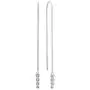 Dazzlingrock Collection 0.10 Carat (ctw) 18K Gold Round White Diamond Ladies Threader Earrings 1/10 CT Dazzlingrock Collection 0.10 Carat (ctw) 18K Gold Round White Diamond Ladies Threader Earrings 1/10 CT
