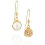 Stera Jewelry 14k Gold Filled Hand Wrapped 8mm or 10mm Cultured Pearl Earrings Weddings jewelry and Bridesmaid Gifts