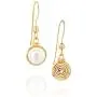 Stera Jewelry 14k Gold Filled Hand Wrapped 8mm or 10mm Cultured Pearl Earrings Weddings jewelry and Bridesmaid Gifts