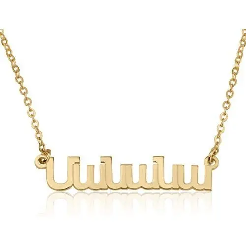 Personalized Armenian Font Name Necklace Custom Alphabet Pendant Letter Jewelry Gift For Her Personalized Armenian Font Name Necklace Custom Alphabet Pendant Letter Jewelry Gift For Her