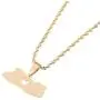 El Salvador Map Pendant Necklace for Women/Men Gold Color Jewelry Map of El Salvador Necklaces
