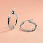 8 Pairs 18k Gold Plated Small Round Hoop Earrings Set Stainless Steel Hypoallergenic Nickel Free Cute Huggie Earrings for Women Girls 10 14 16MM EXGOX
