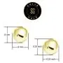 SOLIDGOLD - 14K Gold Filled 6mm Ball Stud Earrings 2-3 pair set | Yellow, Rose & White Gold SOLIDGOLD - 14K Gold Filled 6mm Ball Stud Earrings 2-3 pair set | Yellow, Rose & White Gold