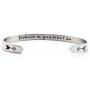 Binami Inspirational Cuff Bracelets Motivational Engraved Mantra Quote Cuff Bangle Best Friend Jewelry Gift for Women Mom Her with Hidden Message
