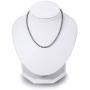 GFDGG 3mm Stainless Steel Square Rolo Chain Necklace Round Box Necklace for Men Women Jewelry,Silver Chains with Lobster Clasp 20-30 Inch