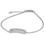 VANAXIN Platinum Plated 925 Sterling Silver Round Cut Cubic Zirconia Tennis Bracelet Bridesmaid Bracelets for Women 7.5