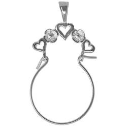 Raposa Elegance Sterling Silver Various Elegant Charm Holder Collection