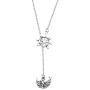 Captain Hook and Emma Swan Inspire Necklace Swan and Rudder Silver Lariat Y Necklace Captain Swan Y Necklace Movie Quote Jewelry