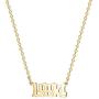 18K Gold Plated Stainless Steel Year Necklace Birthday Year Number Necklace Anniversary Memorable Jewelry for Women Girls