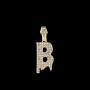 FW Jewelry Bling Iced Out Silver Gold Dripping Initial Letter Pendant Diamond Tennis Chains for Men Women in A to Z