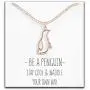 Happy Kisses Penguin Necklace Gift – Cute Penguin Pendant – Charm Jewelry for Women, Girls and Kids – with Message Card Happy Kisses Penguin Necklace Gift – Cute Penguin Pendant – Charm Jewelry for Women, Girls and Kids – with Message Card