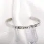 FUSTMW I AM The Storm Inspirational Cuff Bracelet Motivating Jewelry Encouragement Gift (Silver) FUSTMW I AM The Storm Inspirational Cuff Bracelet Motivating Jewelry Encouragement Gift (Silver)