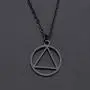 Recovery AA Necklace Keychain Alcoholics Anonymous Gifts for Men Women