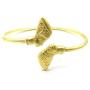 Egyptian Pyramid, Queen Nefertiti, Fist Piece 100% Solid Brass Cuff Bangle Bracelet