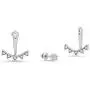 Dazzlingrock Collection 0.40 Carat (ctw) Round White Diamond Ladies Cluster Stud Earrings Jackets Set, Sterling Silver Dazzlingrock Collection 0.40 Carat (ctw) Round White Diamond Ladies Cluster Stud Earrings Jackets Set, Sterling Silver