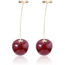 JoJo Bizarre Adventure Cherry Earrings - Kakyoin Drop Earrings - Best Gifts For Women and Girls