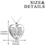 YFN Sterling Silver Always Remember You are Braver Than You Believe Jewelry Pendant Necklace Inspirational Gifts