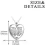 YFN Sterling Silver Always Remember You are Braver Than You Believe Jewelry Pendant Necklace Inspirational Gifts