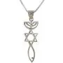 AJDesign Sterling Silver Messianic Seal Pendant Spiritual Religious Jewelry Grafted Necklace Pendant with Chain AJDesign Sterling Silver Messianic Seal Pendant Spiritual Religious Jewelry Grafted Necklace Pendant with Chain