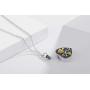CHENGHONG Rose Flower Urn Necklaces for Ashes 925 Sterling Silver Customized Necklace for Ashes Creamation Necklaces for Ashes Keepsake Memorial Jewelry Gifts for Women Girls