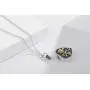 CHENGHONG Rose Flower Urn Necklaces for Ashes 925 Sterling Silver Customized Necklace for Ashes Creamation Necklaces for Ashes Keepsake Memorial Jewelry Gifts for Women Girls