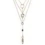Exquisite Sequins Multilayer Pendant Necklace Multi-layer Bar Pendant Necklace Long Choker Necklace for Women Lady Girl Exquisite Sequins Multilayer Pendant Necklace Multi-layer Bar Pendant Necklace Long Choker Necklace for Women Lady Girl