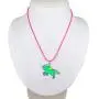 Fun Jewels Fairy Tale Cute Unicorn Pendant Color Change Chunky Mood Necklace with Glitter Gift for Girls