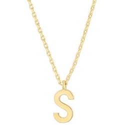 PAVOI 14K Gold Plated Initial Necklace | Letter Necklaces for Women