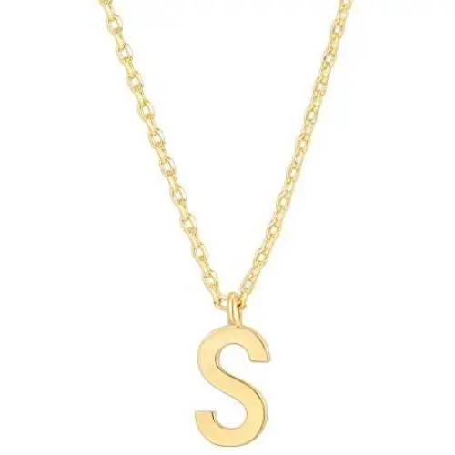 PAVOI 14K Gold Plated Initial Necklace | Letter Necklaces for Women