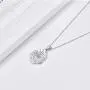 KINGWHYTE St Michael/St Christopher/Jesus Cross Necklace for Men Women The Archangel Protect Us 925 Sterling Silver 20''+2''