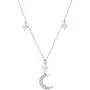 S925 Sterling Silver Jewelry Crescent Moon and Star Pendant Necklace… S925 Sterling Silver Jewelry Crescent Moon and Star Pendant Necklace…