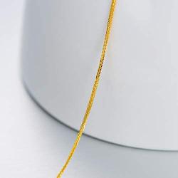 18K Solid Gold Chain Necklace for Women, 1.5MM Diamond Cut Rope Double Chains Necklace Jewelry for Girls, Mom, Wife 18”