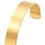 COOLSTEELANDBEYOND 19CM Stainless Steel Adjustable Cuff Bangle Bracelet for Men Women Minimalist Satin Silver Color