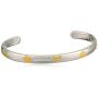 Alex and Ani Womens Two-Tone Harry Potter 7 Years at Hogwarts Cuff Bracelet