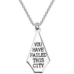 CENWA The Green Arrow Inspired Jewelry You Have Failed This City Necklace Gift for DC Fans