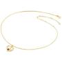 Agvana 14K Solid Real Yellow Gold Genuine Natural Garnet Diamond Mother Daughter Pendant Necklace Anniversary Birthday Gifts Fine Jewelry for Women Girls Mom Grandma Wife Daughter Her, 16+2 Inch