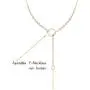 Unicra Simple Ring Necklace Gold Y-Necklace Chain Bar Pendant Necklaces Jewelry for Women and Girls Unicra Simple Ring Necklace Gold Y-Necklace Chain Bar Pendant Necklaces Jewelry for Women and Girls