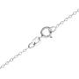 Disney Beauty and the Beast, Sterling Silver Rose Pendant Necklace, 18'' Chain