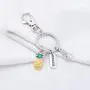 UJIMS IVF Gift Infertility Fearless Keychain with Pineapple Charm TTC Jewelry Encouragement Gift UJIMS IVF Gift Infertility Fearless Keychain with Pineapple Charm TTC Jewelry Encouragement Gift