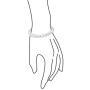Simple Plain Polish Round Stackable 925 Sterling Silver Bead Ball Strand Bracelet For Women Teen 8MM 7 7.5 8 8.5 9 Inch