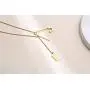 VNOX Jewelry Set Minimalist Punk Safety Pin Pendant Necklace Hoop Earrings Jewelry Gifts for Women Girls