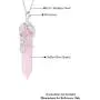 Shop LC Delivering Joy Obsidian Howlite Healing Flower Wrapped Pendant Stainless Steel Chain Necklace for Women Fashion Jewelry Size 24''