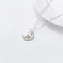 ROMANTIC WORK Koala Bear Necklace for Women Sterling Silver Animal on Moon Pendant Necklace Koala Bear Jewelry Birthday Gifts for Girlfriend Lover Sister ROMANTIC WORK Koala Bear Necklace for Women Sterling Silver Animal on Moon Pendant Necklace Koala Bear Jewelry Birthday Gifts for Girlfriend Lover Sister