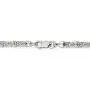 Solid 925 Sterling Silver 4mm Unique Byzantine Necklace Chain - with Secure Lobster Lock Clasp Solid 925 Sterling Silver 4mm Unique Byzantine Necklace Chain - with Secure Lobster Lock Clasp