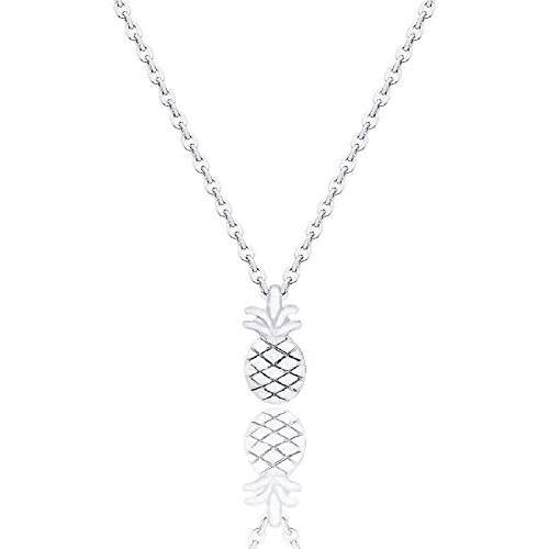 All in fine necklace, beautiful temperament, three-dimensional pineapple pendant must be suitable for you