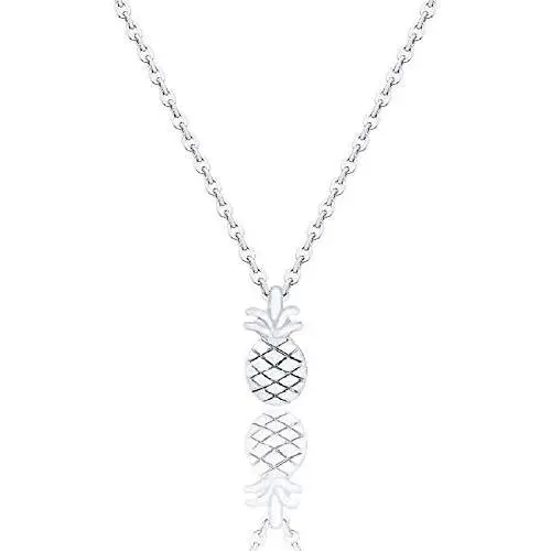 All in fine necklace, beautiful temperament, three-dimensional pineapple pendant must be suitable for you